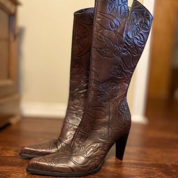 Michelle K Shoes - Michelle K for Skechers genuine leather boots made in Italy